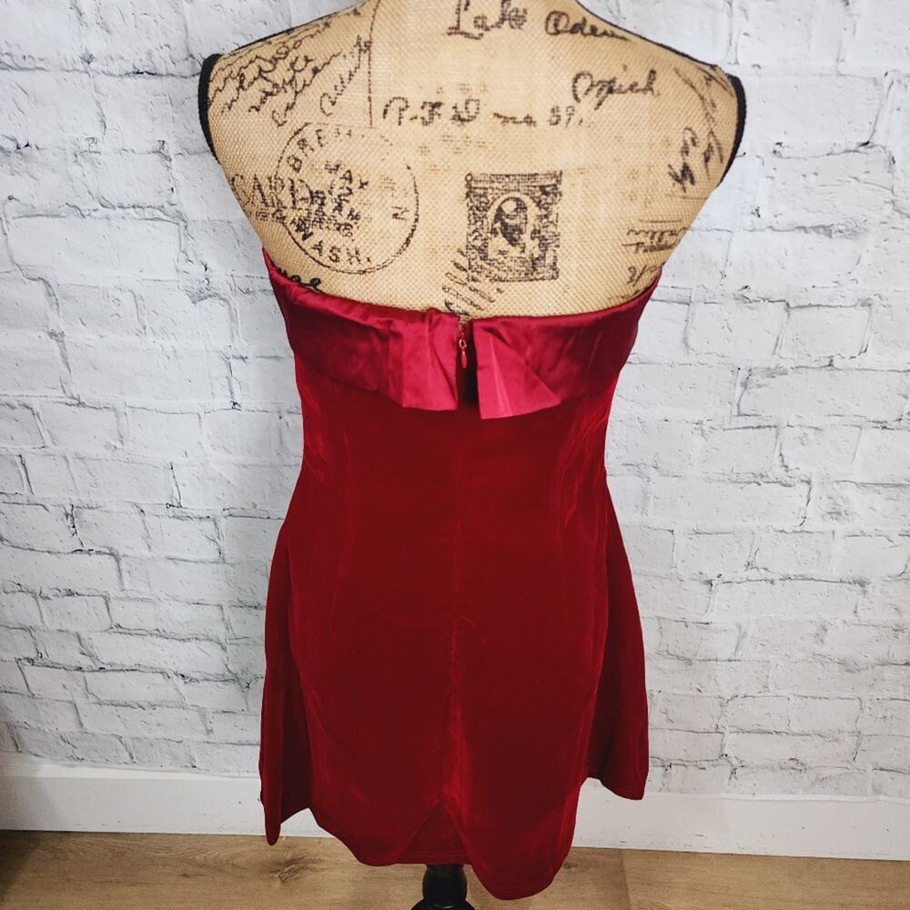 Commense Red Mini Dress - Picture 4 of 5
